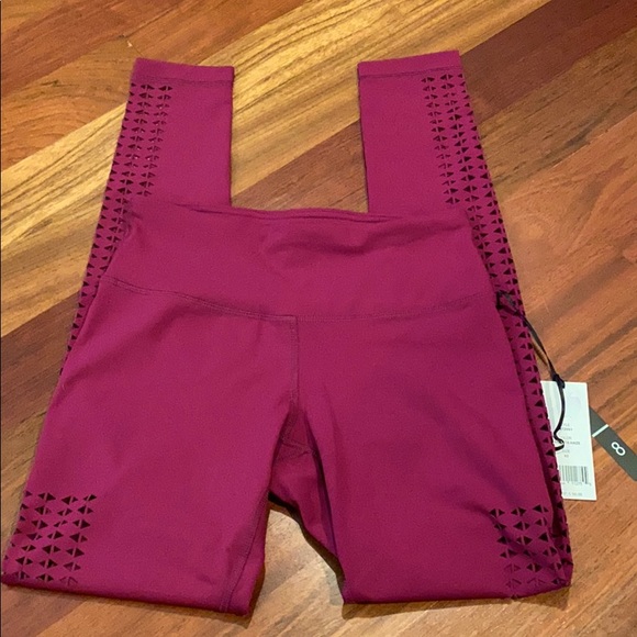 vina Pants - NWT Vina magenta haze laser cut leggings